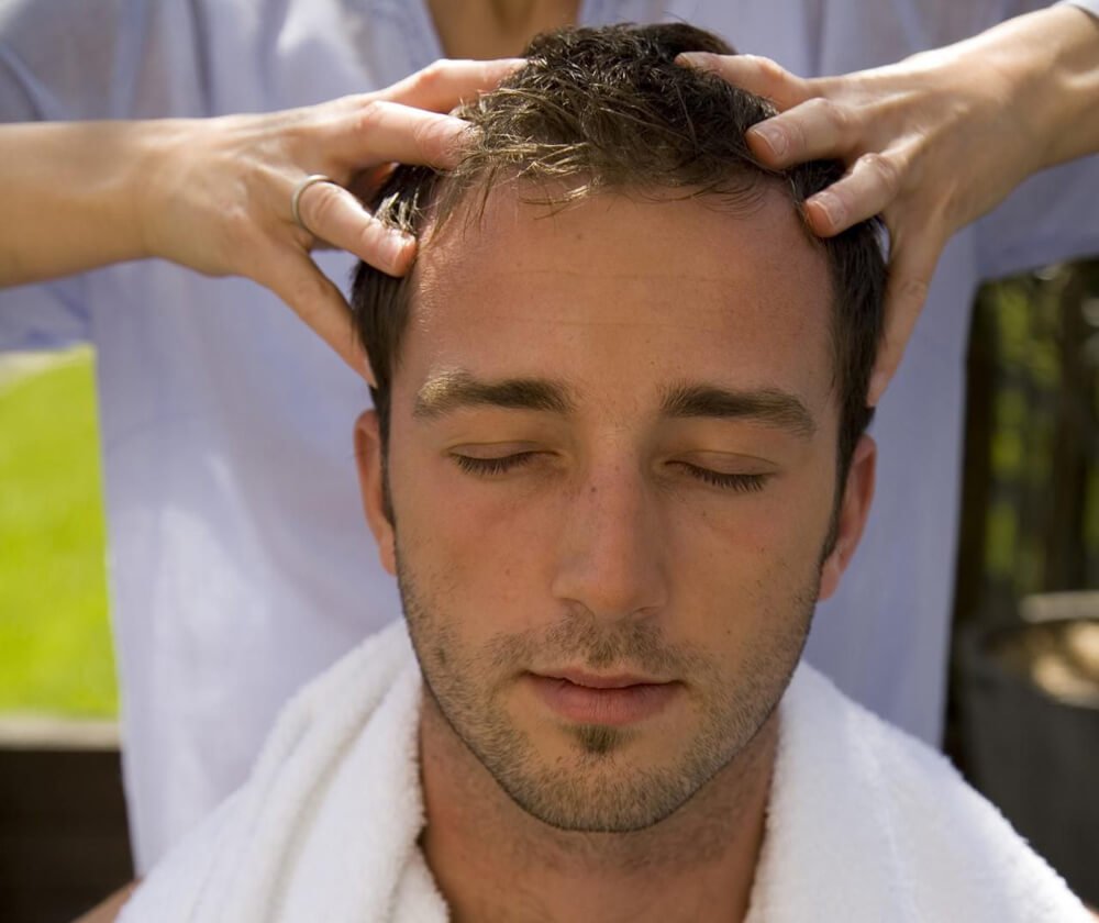 head massage for men